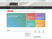 Tablet Screenshot of jamrockmagazine.com